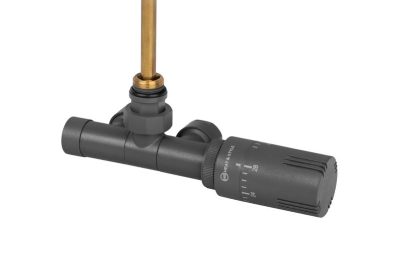 Przyłącze jednootworowe Single Pipe Valve Invest, grafit 1 szt.