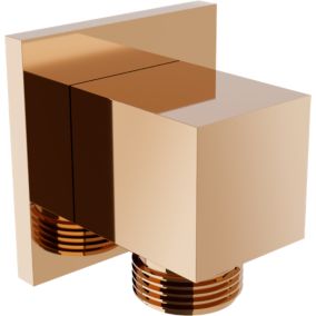 Przyłącze kątowe Mexen Cube różowe złoto 1 szt.