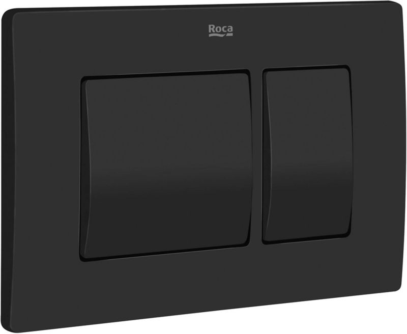 Przycisk WC Roca Eco K01 czarny mat