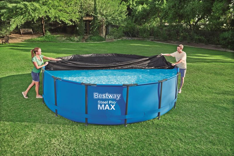 Przykrycie do basenu Bestway 457 cm czarne