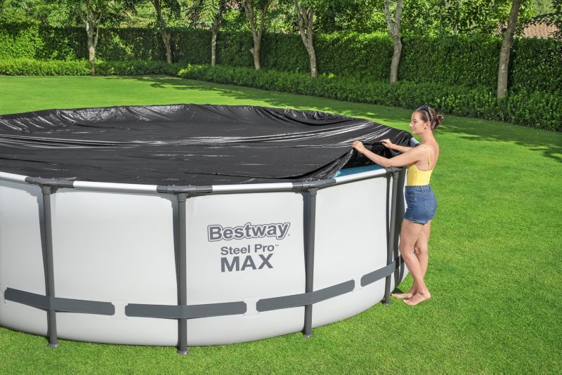 Przykrycie do basenu Bestway 549 cm czarne