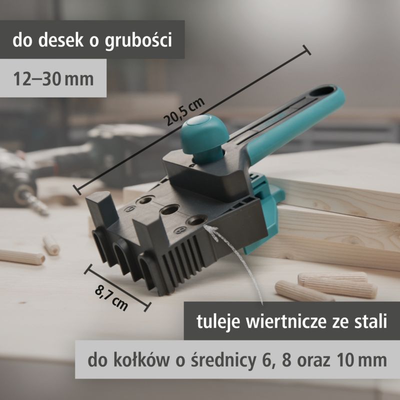 Przyrząd do połączeń kołkowych 6 - 10 mm Wolfcraft Gmbh 4640000