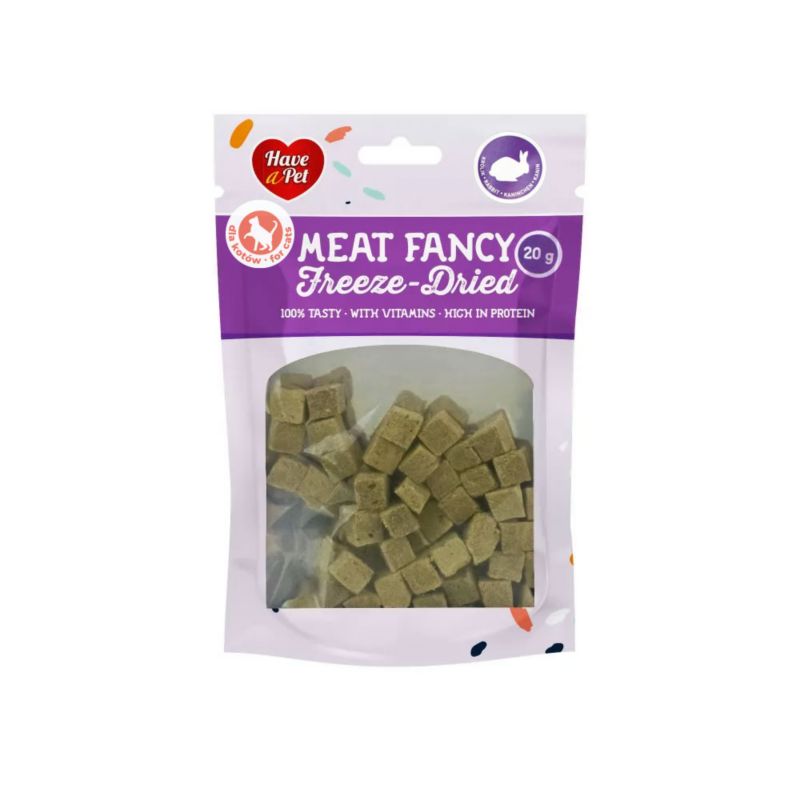 Przysmak dla kota Have a Pet Freeze Dried królik kostki 20 g
