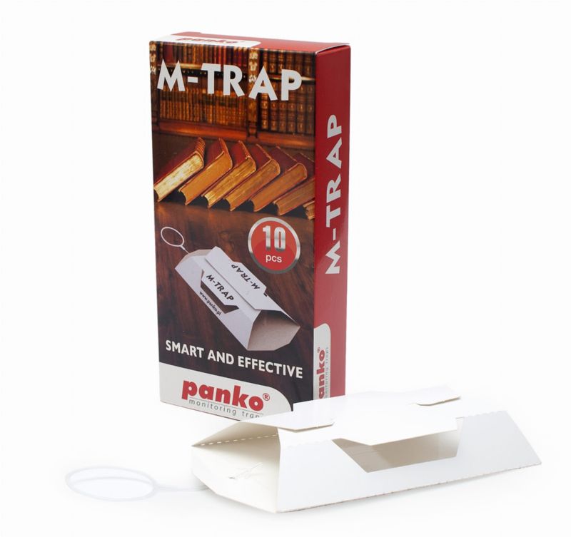 Pułapki lepne panko M-TRAP na mole ubraniowe odzieżowe z dużą zawartością feromonu 10 szt.