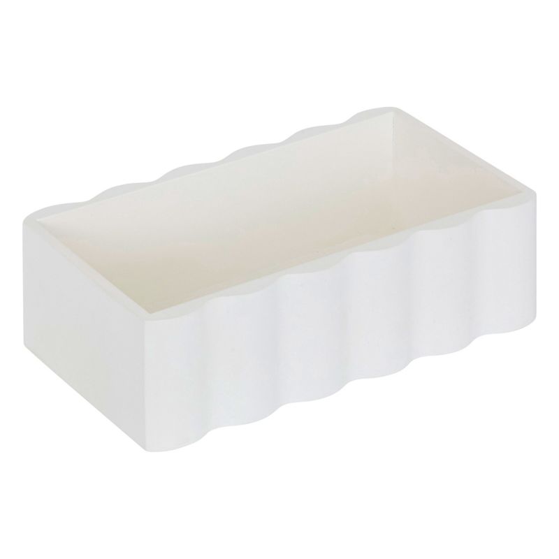 Pudełko na chusteczki Atmosphera Cheri białe styl Memphis 24x9x15 cm 1 szt.