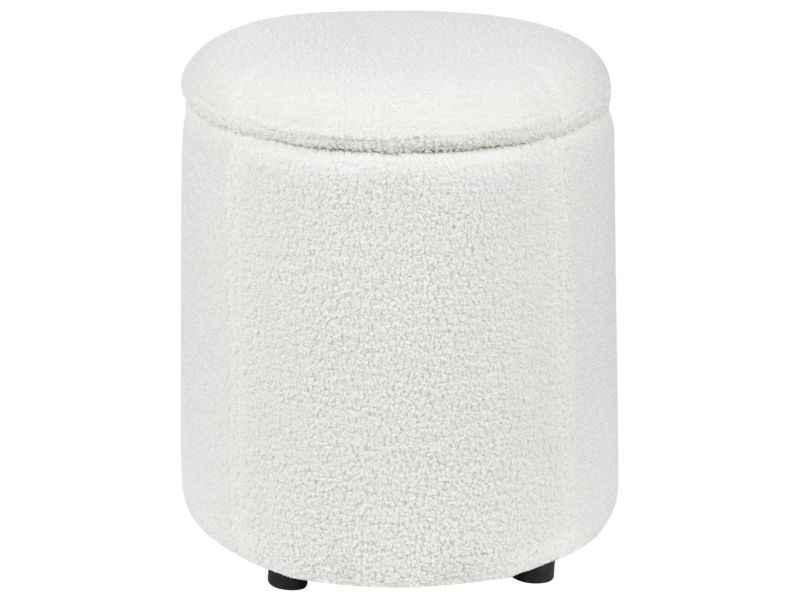 Puf Maryland Złamana biel Boucle 38 cm 38 cm 1 szt.