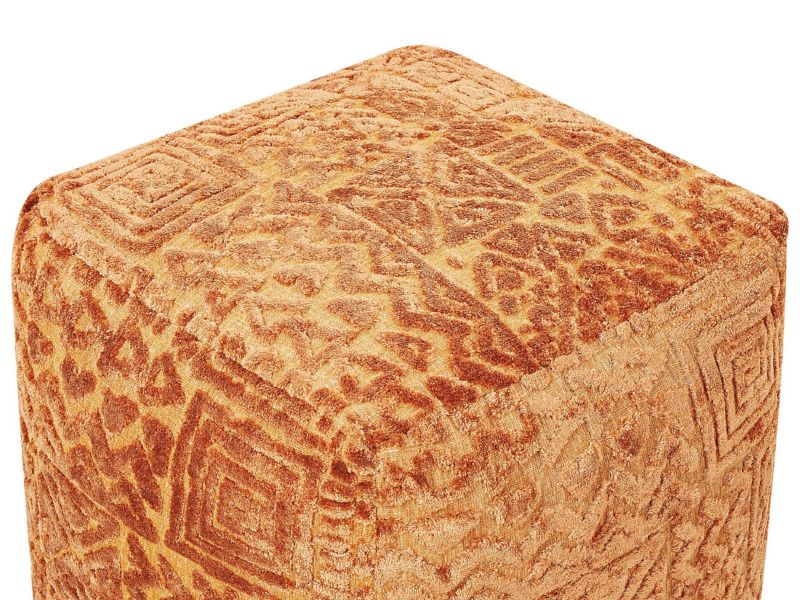Puf Sanawan Złoty brąz 50 cm 50 cm 1 szt.