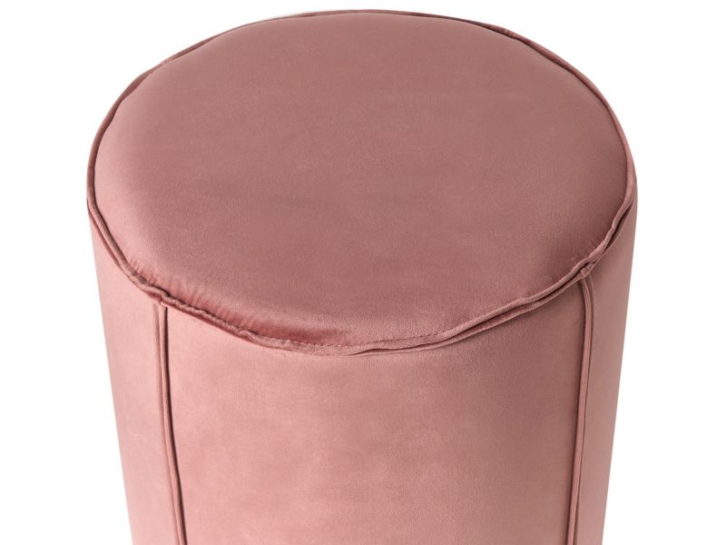 Puf welurowy 40 cm różowy Sedona 1 szt.