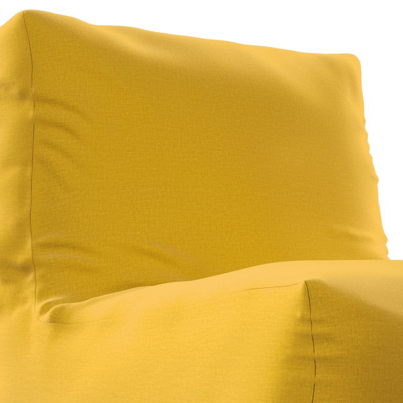 Pufa- fotel Dekoria 67 x 31 x 75 cm miodowy welwet 1 szt.