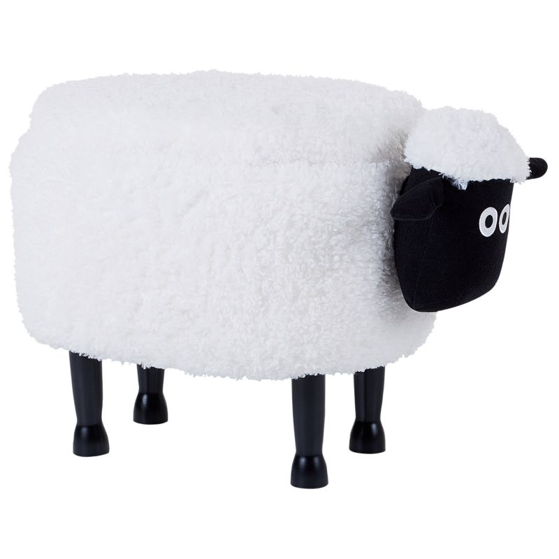 Pufa zwierzak ze schowkiem Sheep Baranek Biały 1 szt.