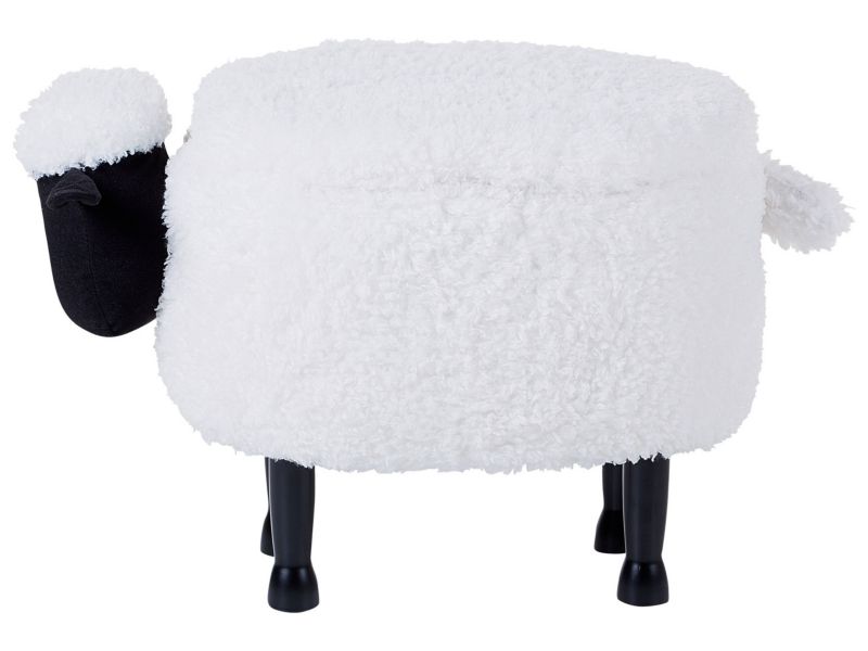Pufa zwierzak ze schowkiem Sheep Baranek Biały 1 szt.