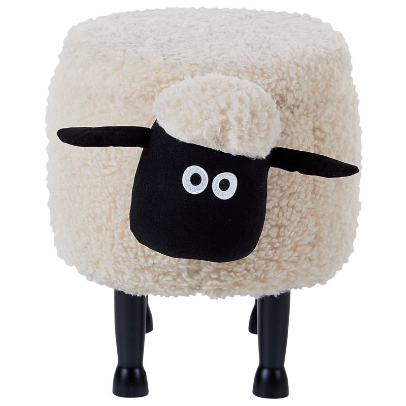 Pufa zwierzak ze schowkiem Sheep Baranek Jasnobeżowy 1 szt.