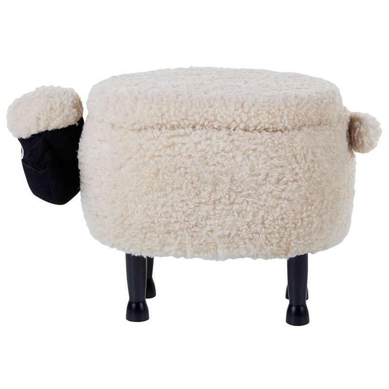 Pufa zwierzak ze schowkiem Sheep Baranek Jasnobeżowy 1 szt.