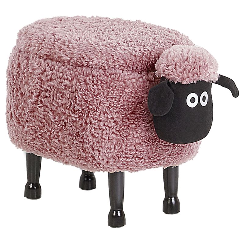 Pufa zwierzak ze schowkiem Sheep Baranek Różowy 1 szt.