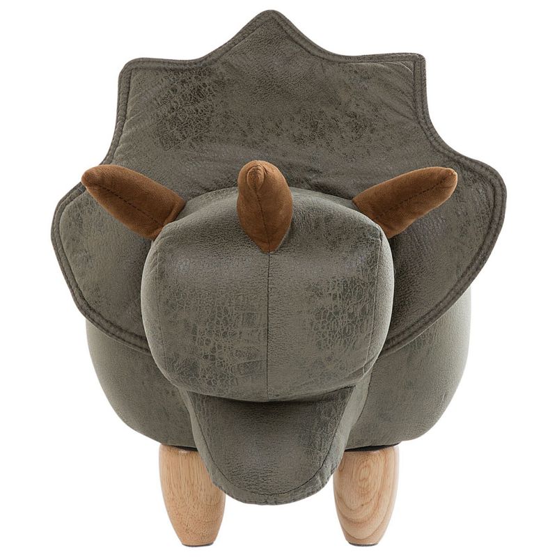 Pufa zwierzak ze schowkiem Triceratops Dinozaur Ciemnozielony 1 szt.