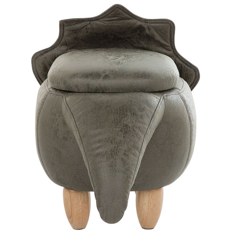 Pufa zwierzak ze schowkiem Triceratops Dinozaur Ciemnozielony 1 szt.