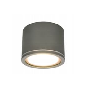Punktowa oprawa EDO sufitowa do łazienki UMA Sand Light Grey IP54 okrągła szara z żarówką Milagro 6W 3000K GX53 1 szt.