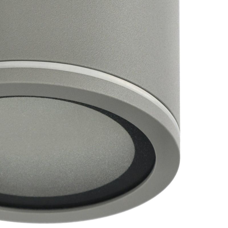 Punktowa oprawa sufitowa Edo do łazienki Uma Sand Light Grey IP54 okrągła szara 1 szt.