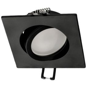 Punktowa oprawa sufitowa Edo wpuszczana Aktyn 1 Sq Black IP20 kwadratowa czarny mat EDO777123  1 szt.