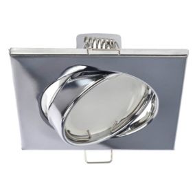 Punktowa oprawa sufitowa Edo  wpuszczana regulowana Viera Chrome IP20 kwadratowa chrom EDO777305  1 szt.