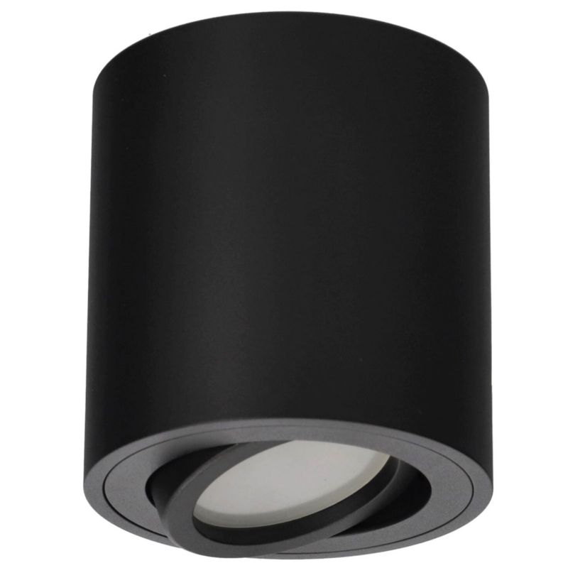 Punktowa oprawa sufitowa natynkowa Edo Malda Black, IP20, GU10, 220-240V, okrągła czarna 1 szt.