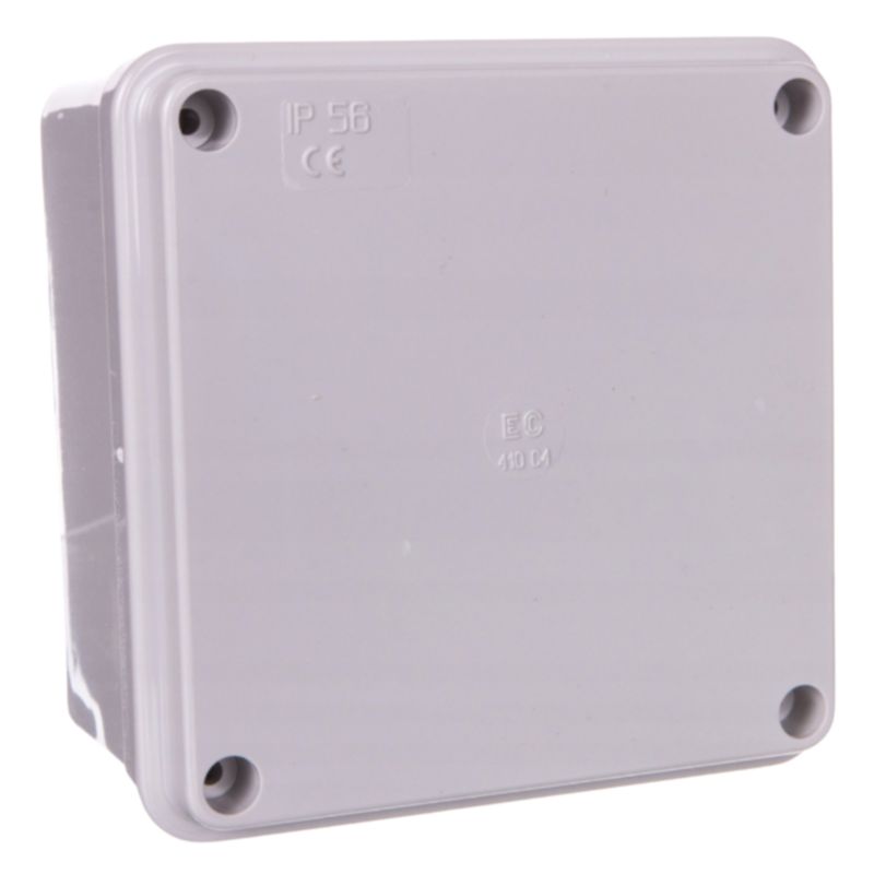 Puszka Natynkowa z Pokrywą Elettrocanali 100x100x50 mm Szara 1 Szt