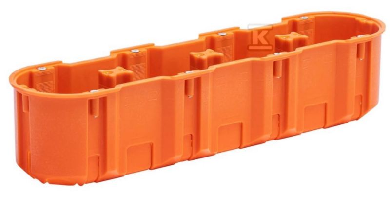 Puszka podtynkowa czterokrotna M4 x 60DF MultiwallSlim 1 szt.