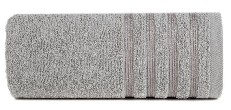 Ręcznik frotte Eurofirany Saba 70x140 srebrny 1 szt.