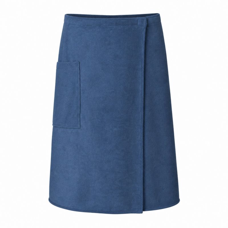 Ręcznik męski do sauny kilt z mikrofibry Spod Igły i Nitki L/XL 65x160 cm granatowy 1 szt.