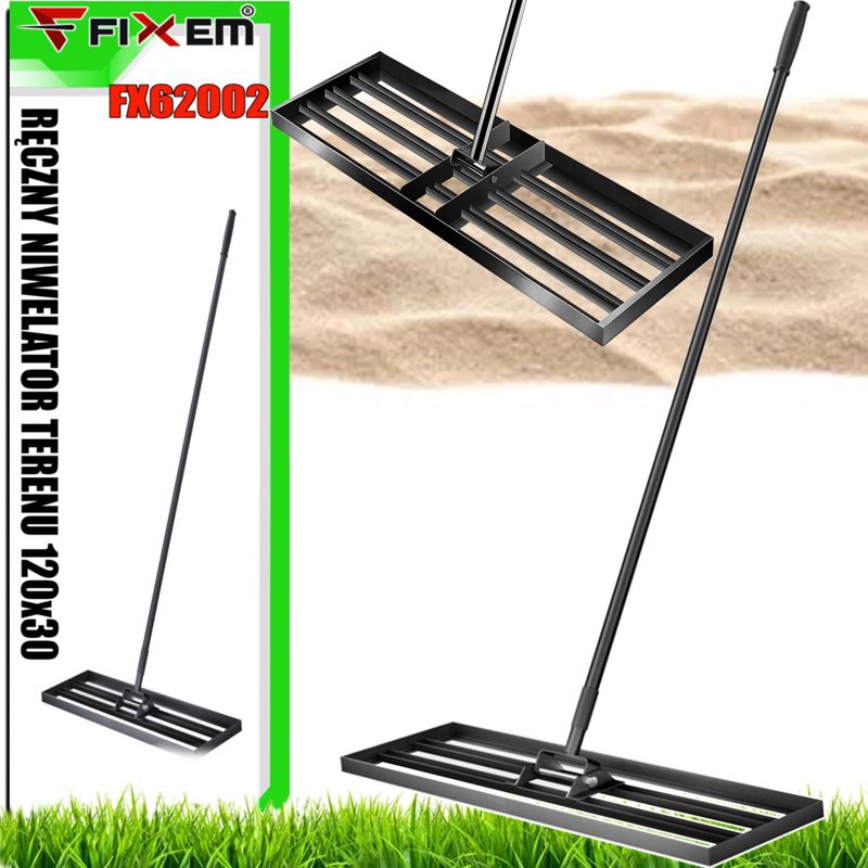 RĘCZNY NIWELATOR TERENU 120x30 Fixem 1 szt.