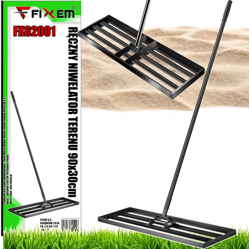RĘCZNY NIWELATOR TERENU 90x30 Fixem 1 szt.