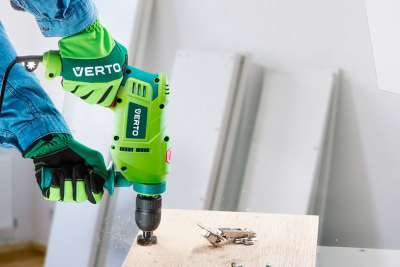 Rękawice robocze VERTO skóra syntetyczna rozm. 10 zielone 1 para