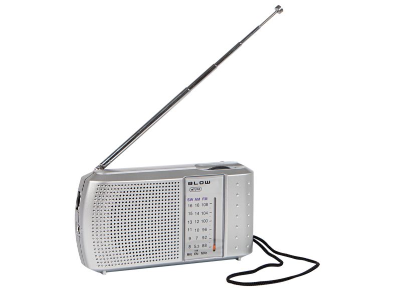 Radio budowlane BLOW przenośne AM FM SW na baterie antena małe lekkie 1 ...