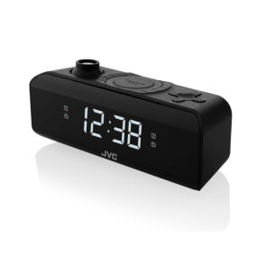 Radiobudzik JVC RA-E211B Czarny 1szt.