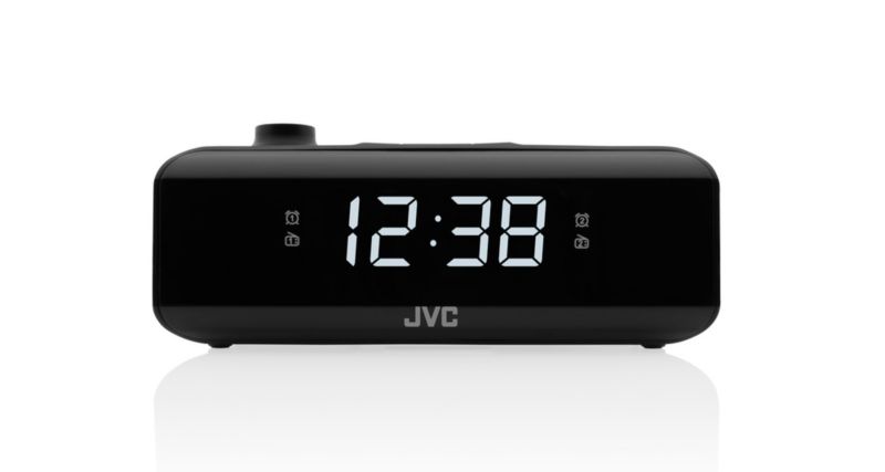 Radiobudzik JVC RA-E211B Czarny 1szt.