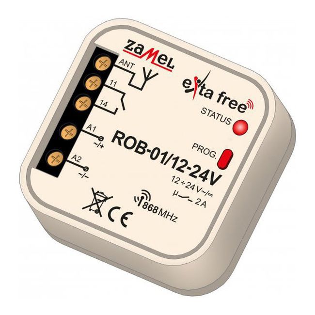 Radiowy odbiornik bramowy Zamel ROB-01/12 - 24 V