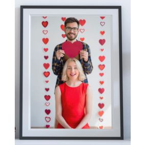 Rama na plakat BD art 50x70 cm z passe-partout czarna 1 szt.