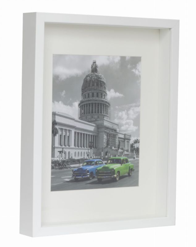Ramka 3D box BD art bukiety głęboka 28x35 cm biała 1 szt.