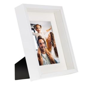 Ramka 3D box BD art głęboka 21x30 A4 z passe-partout biała 1 szt.