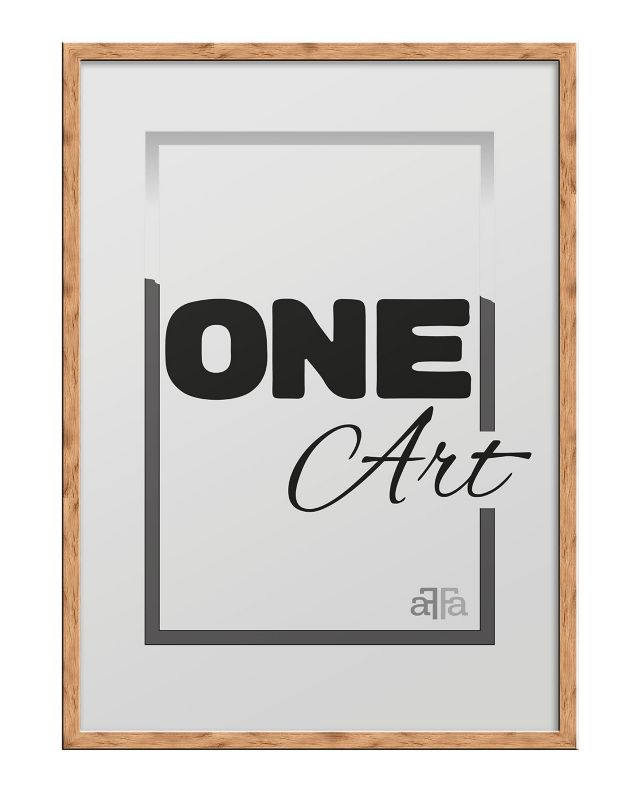 Ramka A1 Hekla 59,4x84,1 MDF plakat  naturalny 1szt.
