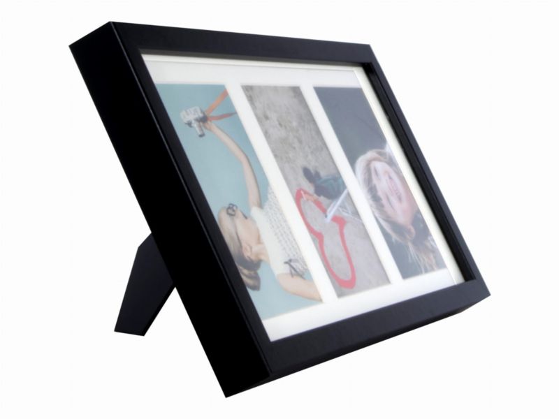 Ramka BD art 18x35cm na 3 zdjęcia czarna 1 szt.