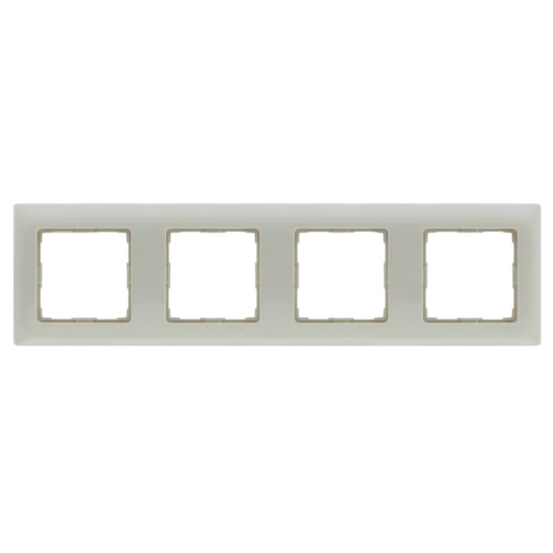 Ramka Czterokrotna Kos Vena Kremowa 293x80x39mm Podtynkowa 510384 1szt.