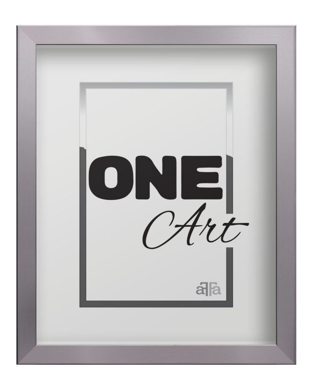 Ramka Hekla wyjątkowa 50x60  MDF plakat srebrny 1szt.
