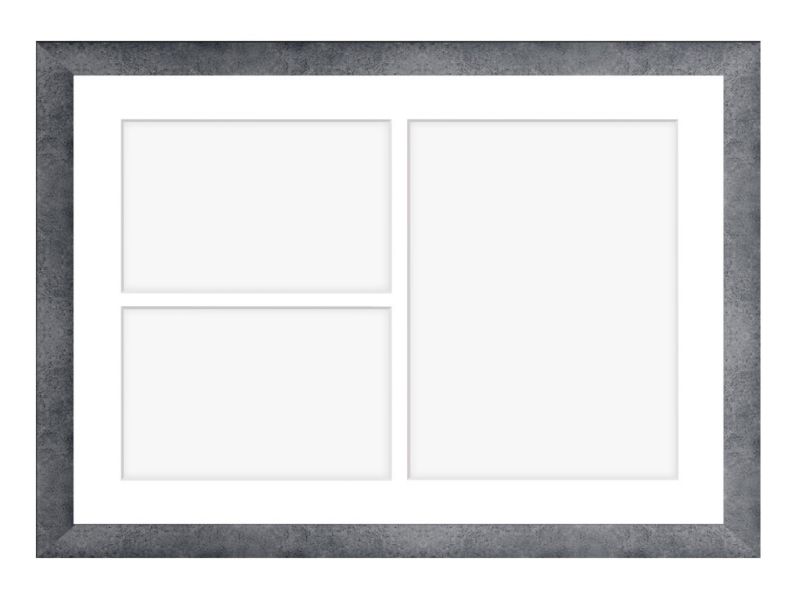 Ramka na 3 zdjęcia Hekla 30x40x3 galeria beton 1szt.