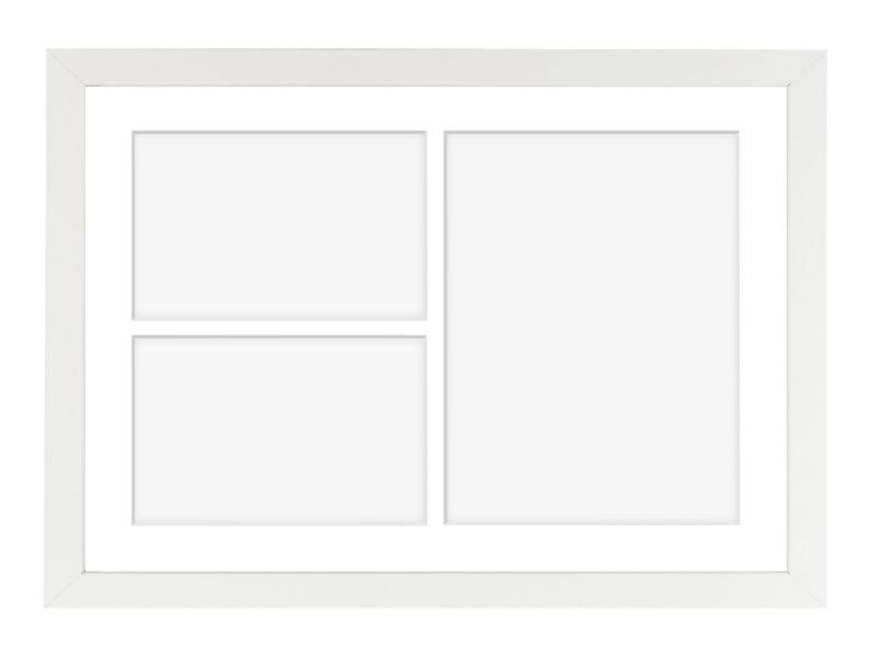 Ramka na 3 zdjęcia Hekla 30x40x3 galeria biały 1szt.