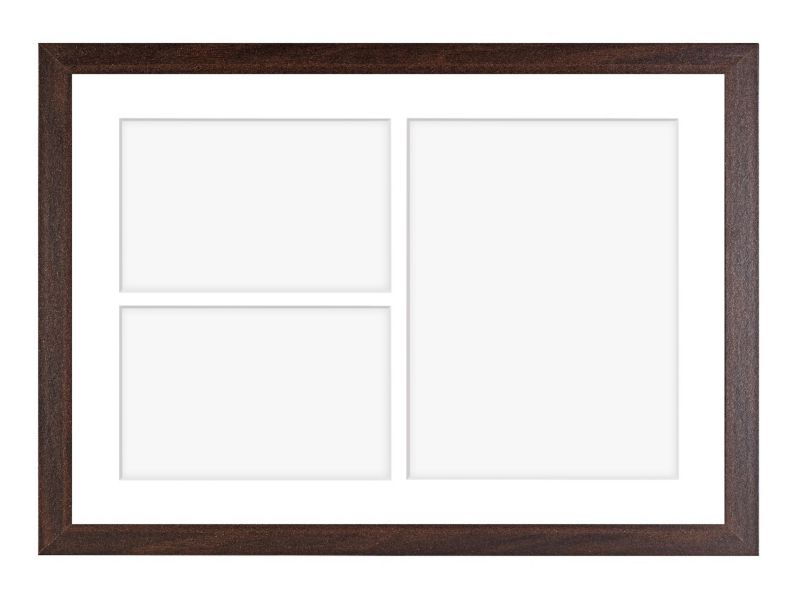 Ramka na 3 zdjęcia Hekla 30x40x3 galeria brązowy 1szt.