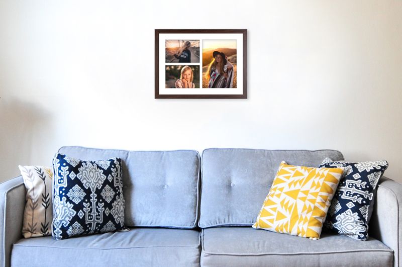Ramka na 3 zdjęcia Hekla 30x40x3 galeria brązowy 1szt.