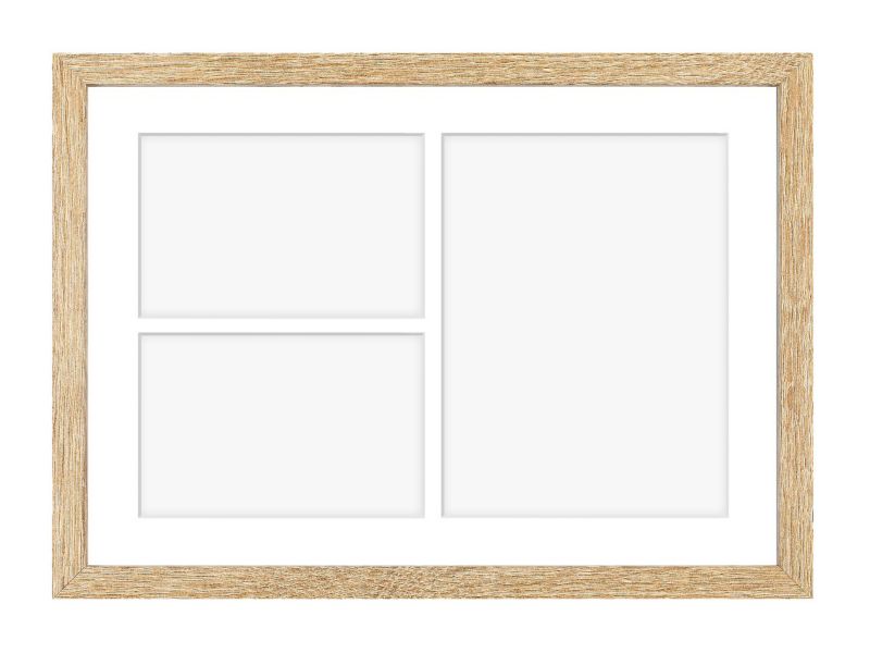 Ramka na 3 zdjęcia Hekla 30x40x3 galeria sonoma jasna 1szt.