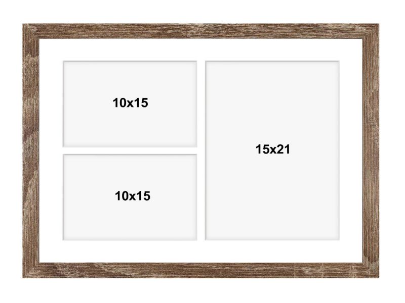 Ramka na 3 zdjęcia Hekla 30x40x3 galeria sonoma truflowa 1szt.