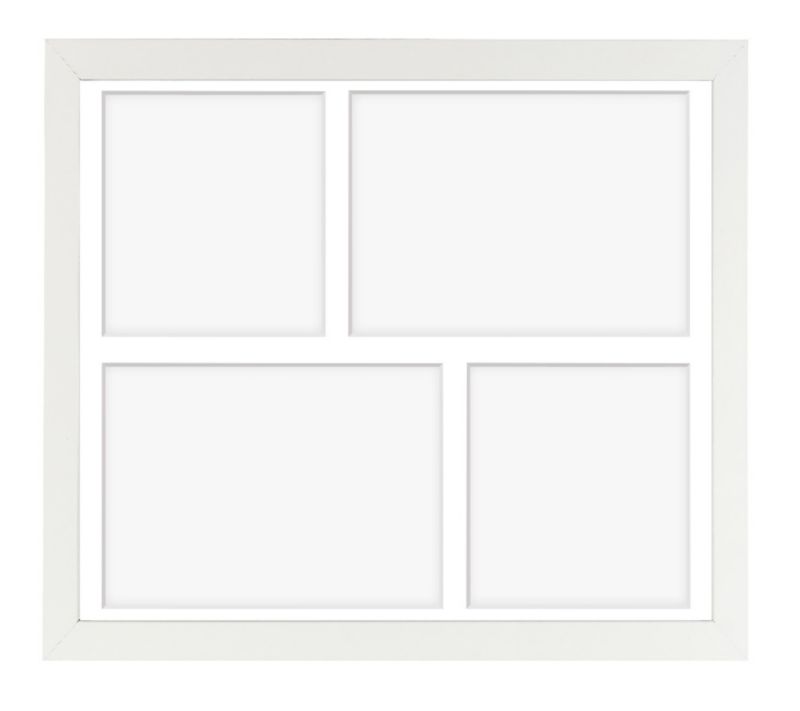 Ramka na 4 zdjęcia Hekla 24x30x4 foto galeria biały 1szt.